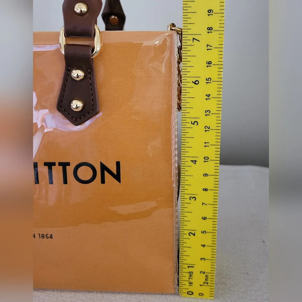 Authentic LV Store Sack/Bag in Protective Clear Tote - Picture 9 of 12